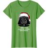 image:imageStar Wars Christmas Darth Vader Disturbing Lack Of Cheer TShirtGrass Green
