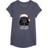 image:imageStar Wars Christmas Darth Vader Disturbing Lack Of Cheer TShirtHeather Blue