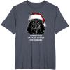 image:imageStar Wars Christmas Darth Vader Disturbing Lack Of Cheer TShirtHeather Blue