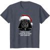 image:imageStar Wars Christmas Darth Vader Disturbing Lack Of Cheer TShirtHeather Blue