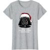 image:imageStar Wars Christmas Darth Vader Disturbing Lack Of Cheer TShirtHeather Grey
