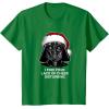 image:imageStar Wars Christmas Darth Vader Disturbing Lack Of Cheer TShirtKelly Green