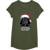 image:imageStar Wars Christmas Darth Vader Disturbing Lack Of Cheer TShirtOlive Green