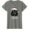 image:imageStar Wars Christmas Darth Vader Disturbing Lack Of Cheer TShirtOlive Heather