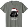 image:imageStar Wars Christmas Darth Vader Disturbing Lack Of Cheer TShirtOlive Heather