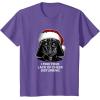 image:imageStar Wars Christmas Darth Vader Disturbing Lack Of Cheer TShirtPurple Heather