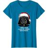 image:imageStar Wars Christmas Darth Vader Disturbing Lack Of Cheer TShirtSapphire Blue
