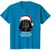 image:imageStar Wars Christmas Darth Vader Disturbing Lack Of Cheer TShirtSapphire Blue