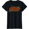 image:imageStar Wars Christmas Plaid Holly Logo TShirtBlack