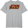 image:imageStar Wars Christmas Plaid Holly Logo TShirtHeather Grey