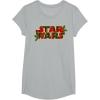 image:imageStar Wars Christmas Plaid Holly Logo TShirtHeather Grey