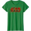image:imageStar Wars Christmas Plaid Holly Logo TShirtKelly Green