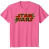 image:imageStar Wars Christmas Plaid Holly Logo TShirtPink Heather