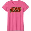 image:imageStar Wars Christmas Plaid Holly Logo TShirtPink Heather