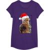 image:imageStar Wars Christmas Santa Chewbacca Windswept Movie Panel TShirtPurple