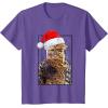 image:imageStar Wars Christmas Santa Chewbacca Windswept Movie Panel TShirtPurple Heather