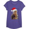 image:imageStar Wars Christmas Santa Chewbacca Windswept Movie Panel TShirtPurple Heather