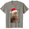 image:imageStar Wars Christmas Santa Chewbacca Windswept Movie Panel TShirtSlate Grey
