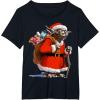 image:imageStar Wars Christmas Yoda Santa Sack Of Presents TShirtBlack