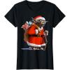 image:imageStar Wars Christmas Yoda Santa Sack Of Presents TShirtBlack