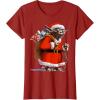 image:imageStar Wars Christmas Yoda Santa Sack Of Presents TShirtCranberry Red