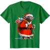 image:imageStar Wars Christmas Yoda Santa Sack Of Presents TShirtKelly Green