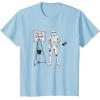 image:imageStar Wars Classic Christmas Save The Death Star Fund Raising TShirtBaby Blue