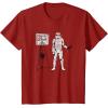 image:imageStar Wars Classic Christmas Save The Death Star Fund Raising TShirtCranberry Red