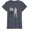 image:imageStar Wars Classic Christmas Save The Death Star Fund Raising TShirtHeather Blue