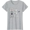 image:imageStar Wars Classic Christmas Save The Death Star Fund Raising TShirtHeather Grey