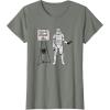 image:imageStar Wars Classic Christmas Save The Death Star Fund Raising TShirtOlive Heather