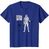 image:imageStar Wars Classic Christmas Save The Death Star Fund Raising TShirtRoyal Blue