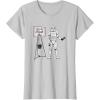 image:imageStar Wars Classic Christmas Save The Death Star Fund Raising TShirtSilver Grey
