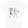 image:imageStar Wars Classic Christmas Save The Death Star Fund Raising TShirtWhite