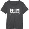 image:imageStar Wars Classic Mothers Day Mom Rules The Galaxy TShirtDark Heather Grey