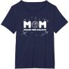 image:imageStar Wars Classic Mothers Day Mom Rules The Galaxy TShirtNavy Blue