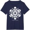 image:imageStar Wars Dark Side Snowflake Christmas TShirtNavy Blue