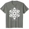 image:imageStar Wars Dark Side Snowflake Christmas TShirtOlive Heather