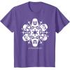 image:imageStar Wars Dark Side Snowflake Christmas TShirtPurple Heather