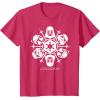 image:imageStar Wars Dark Side Snowflake Christmas TShirtRed Heather