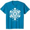 image:imageStar Wars Dark Side Snowflake Christmas TShirtSapphire Blue