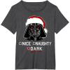 image:imageStar Wars Darth Vader Dark List Santa Christmas TShirt TShirtDark Heather Grey