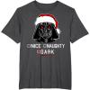 image:imageStar Wars Darth Vader Dark List Santa Christmas TShirt TShirtDark Heather Grey