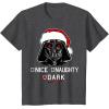 image:imageStar Wars Darth Vader Dark List Santa Christmas TShirt TShirtDark Heather Grey