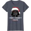 image:imageStar Wars Darth Vader Dark List Santa Christmas TShirt TShirtHeather Blue