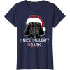 image:imageStar Wars Darth Vader Dark List Santa Christmas TShirt TShirtNavy Blue