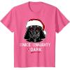 image:imageStar Wars Darth Vader Dark List Santa Christmas TShirt TShirtPink Heather