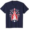 image:imageStar Wars Darth Vader Nordic Print Christmas Holiday TShirtNavy Blue