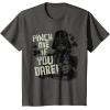 image:imageStar Wars Darth Vader Pinch Me If You Dare St Patricks Day TShirtAsphalt Grey