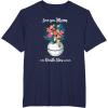 image:imageStar Wars Death Star Bouquet Love You Mom Mothers Day TShirtNavy Blue